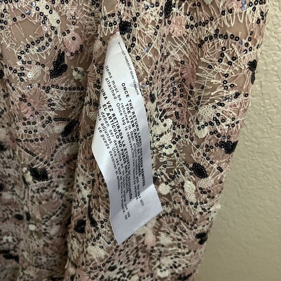 Dress the Population NWT Jill sequin cocktail dress sz L - Picture 4 of 8